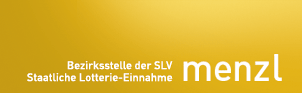 Logo:Bezirksstelle der SLV Staatliche Lotterie Einnahme - Menzl